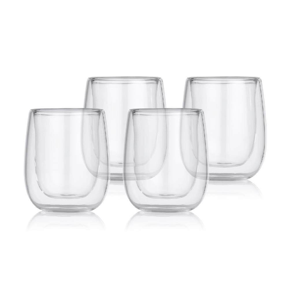 GOURMETmaxx Espresso-Thermogläser - 4er-Set