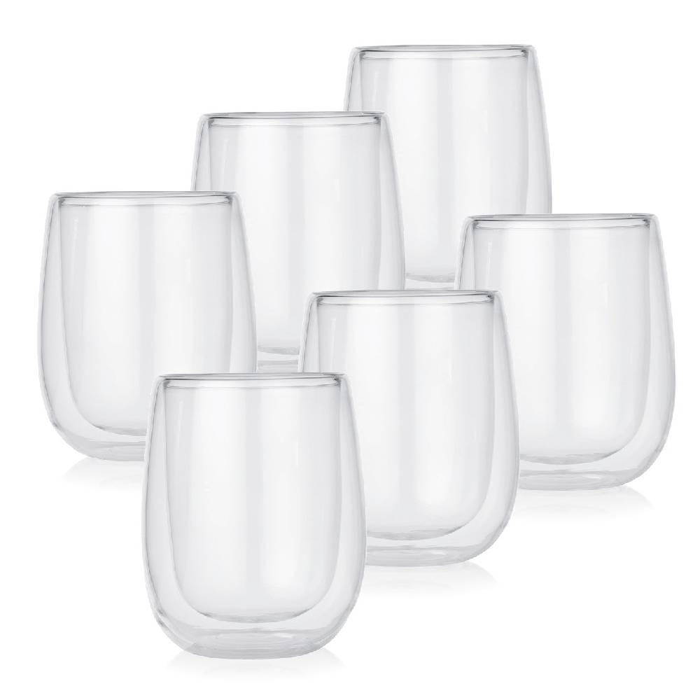 GOURMETmaxx Latte Macchiato Thermogläser - 6er-Set