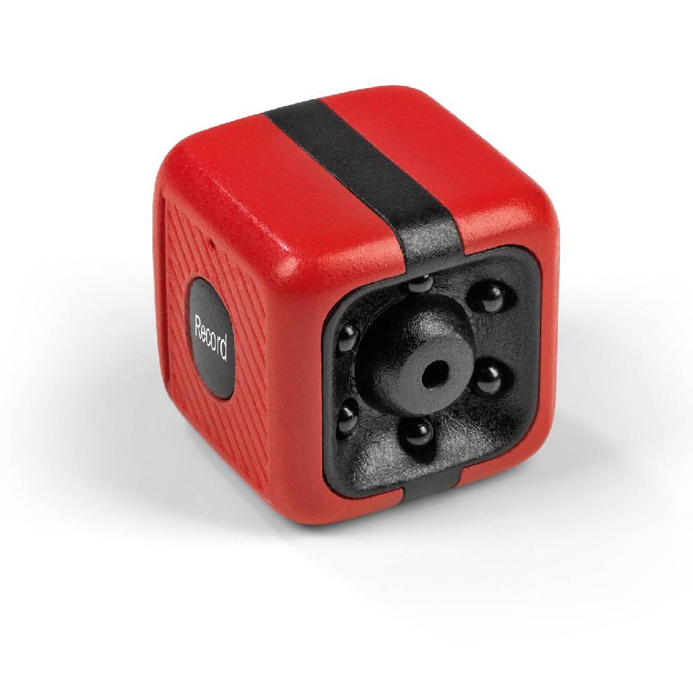 EASYmaxx Mini-Kamera 3,7V - mit Speicherkarte 8GB - rot/schwarz