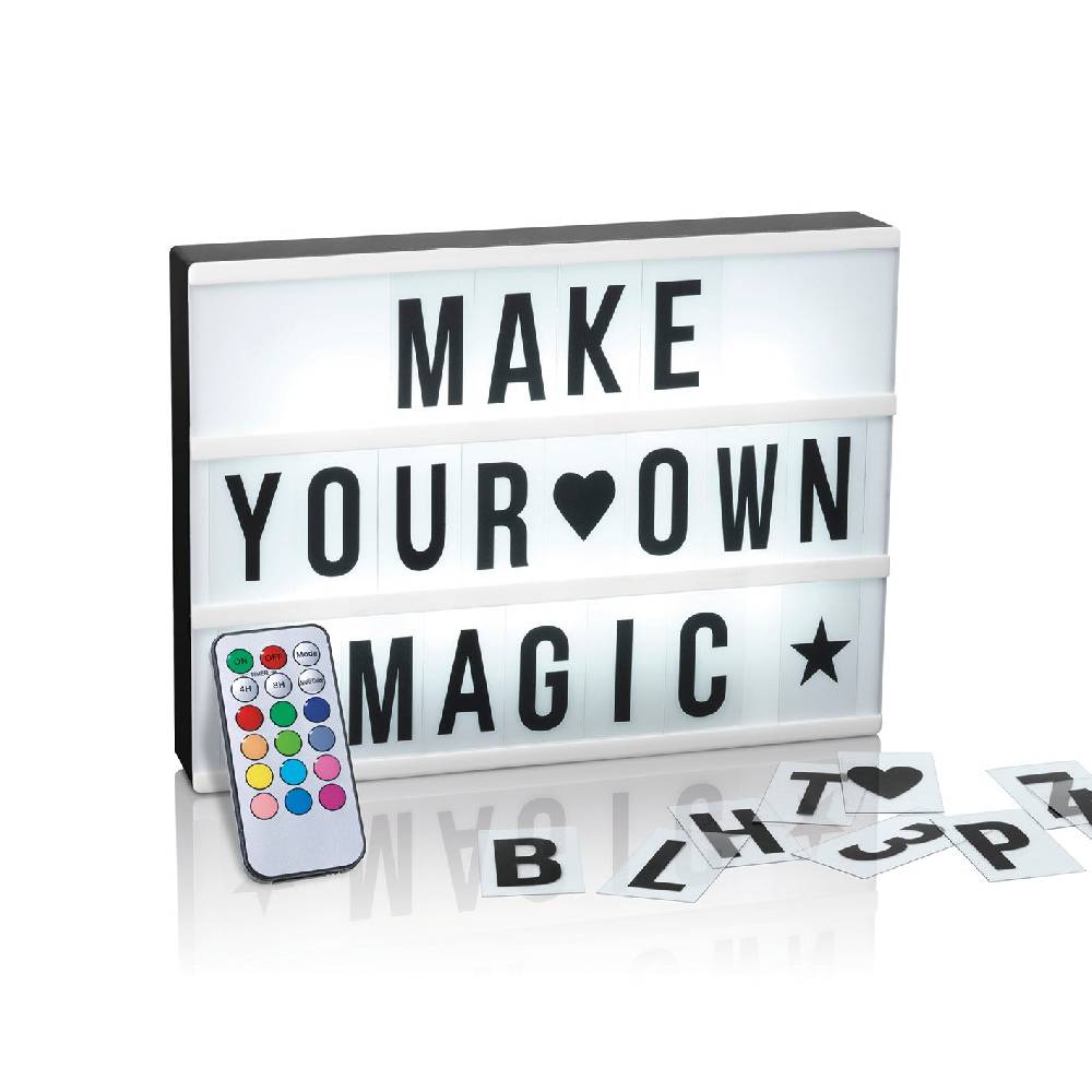 EASYmaxx LED-Leuchtkasten - 173 Buchstaben & Symbole