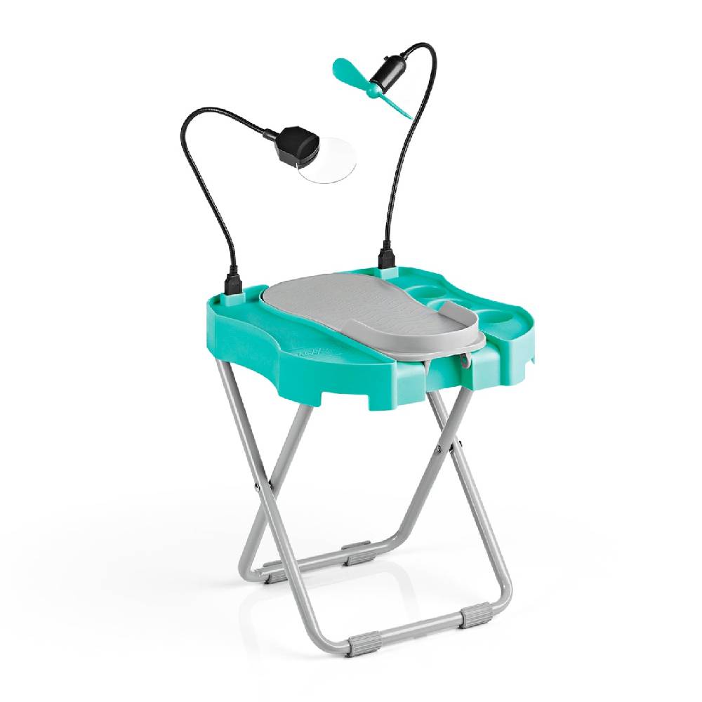 MAXXMEE Fußstütze Pediküre Salon Step - mint/weiß Begrenzte Freigabe