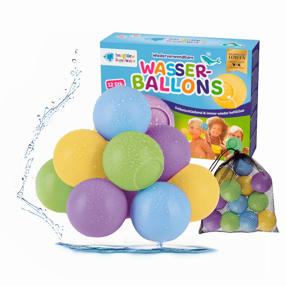 ImagiNew Silikon-Wasserballon - 12er-Set