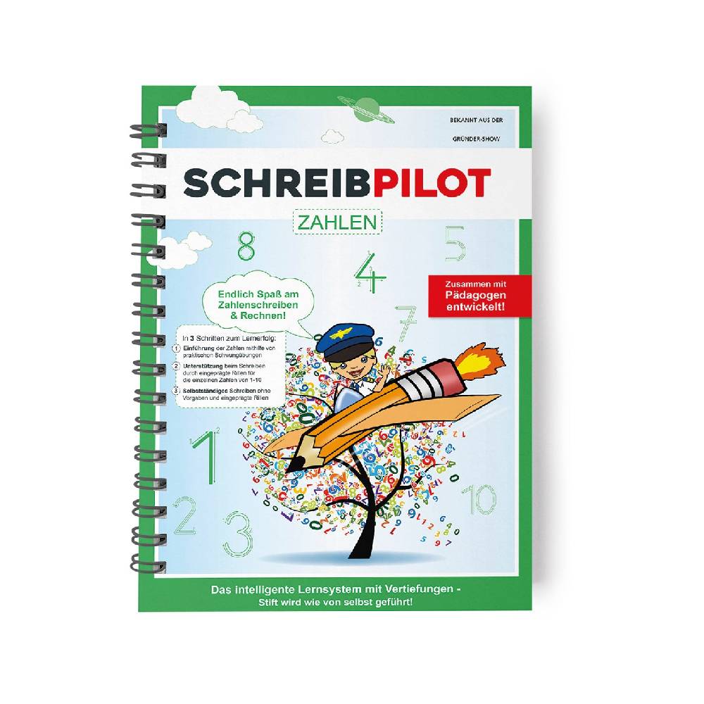SCHREIBPILOT Heft Zahlen mit Bleistift/Radiergummi - DIN-A4 Angebote