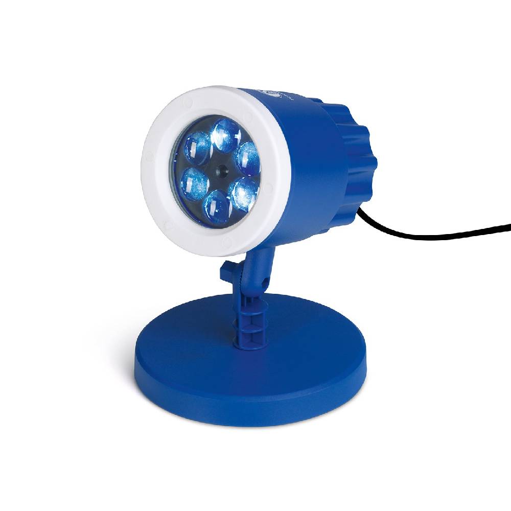 FC Schalke 04 LED-Motivstrahler FC Schalke 05blau/weiß mit Logo