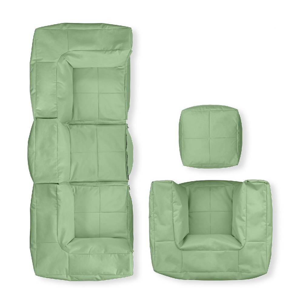 LUMALAND Basic Set (5-tlg.) - Modulares System - In- & outdoor - Pastell Grün