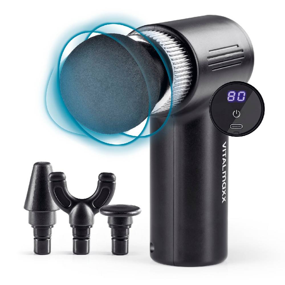 VITALmaxx Massagegerät Mini-Gun - schwarz/silber