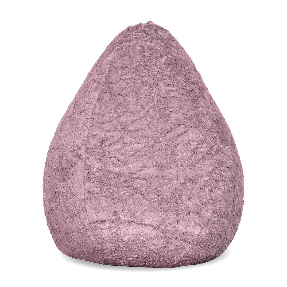 LUMALAND Luxury Fluffy Sitzsack (120 L) - indoor - Pastel Pink