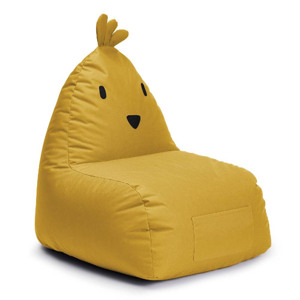 LUMALAND Kindersitzsack Animal Line Chick (200 L) - indoor & outdoor - Senfgelb