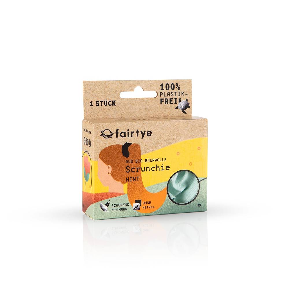 fairtye Scrunchie - mint Nur noch ein Tag übrig