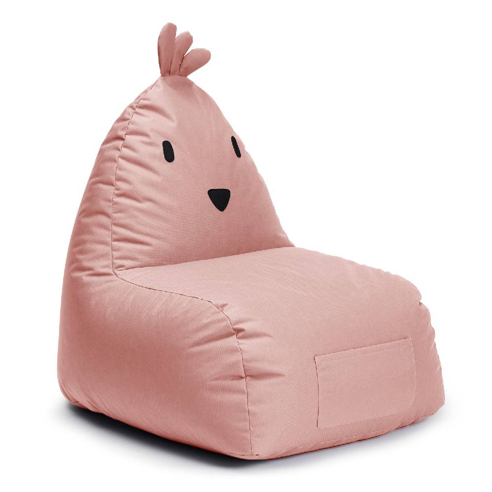 LUMALAND Kindersitzsack Animal Line Chick (200 L) - indoor & outdoor - Pastell Pink