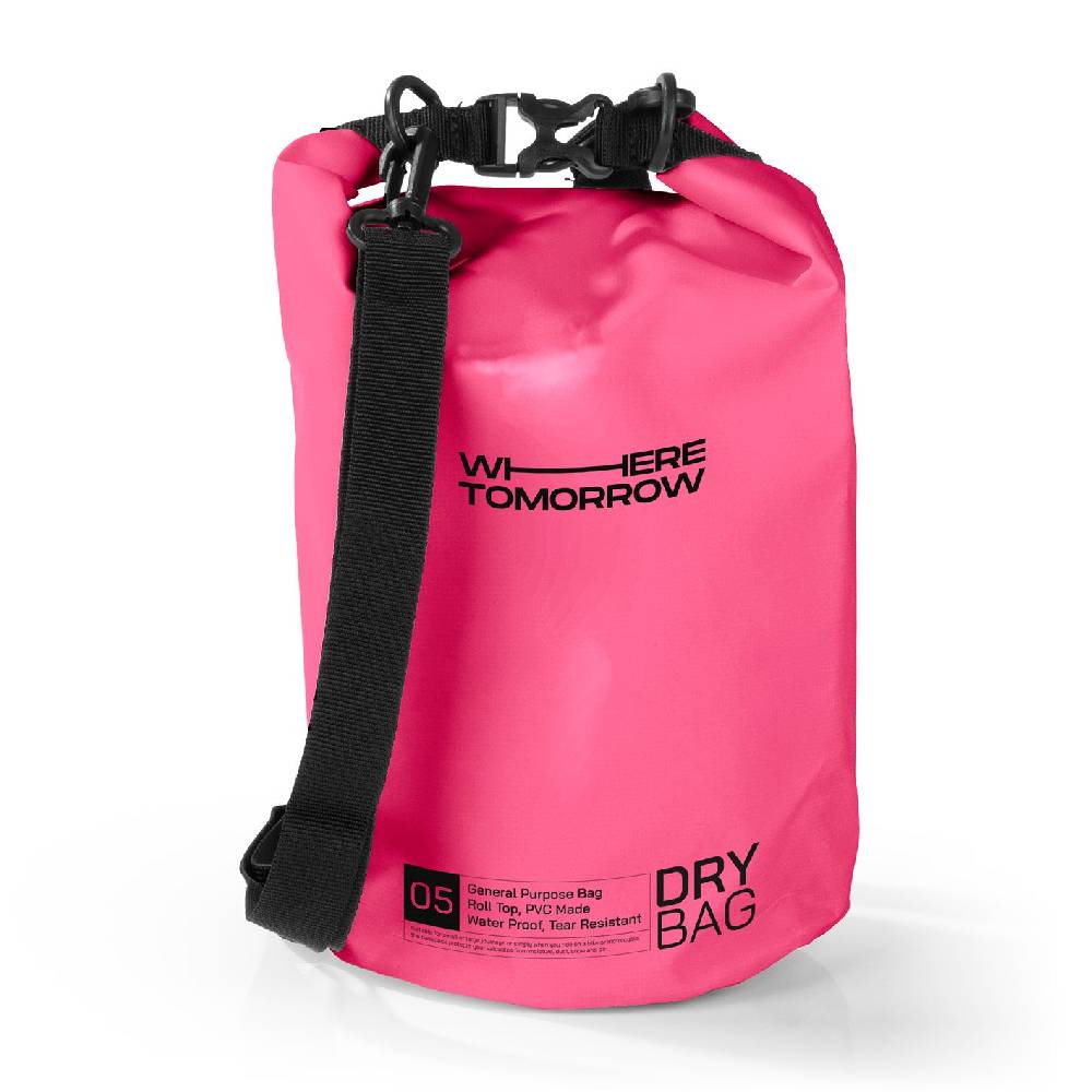 Where Tomorrow Dry Bag 5L - Style 01 - Pink