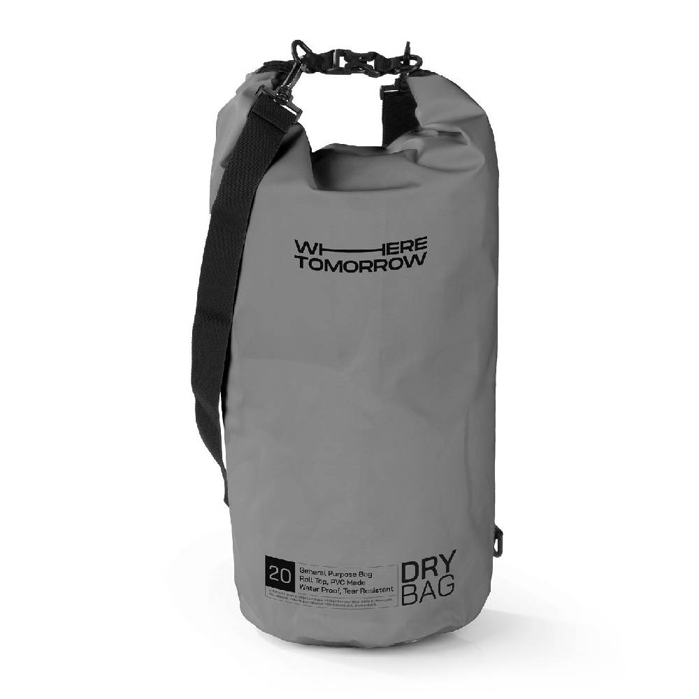 Where Tomorrow Dry Bag 20L - Style 01 - Grau Bis zu 65% Rabatt