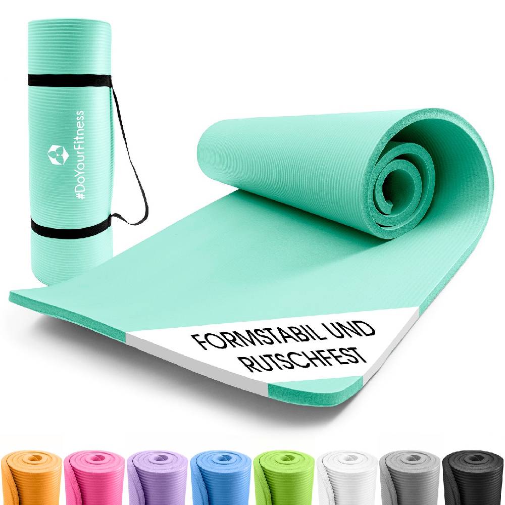 #DoYourFitness Fitness- und Gymnastikmatte - 183 x 61 x 1,5 cm - Türkis Fabrik Onlineshop