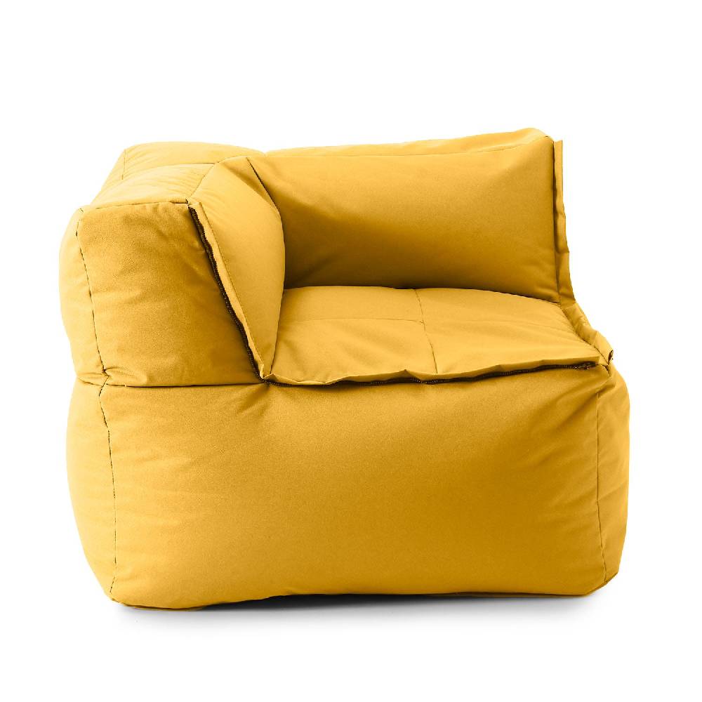 LUMALAND Sitzsack-Sofa Ecke (340 L) - Modulares System - indoor & outdoor - Senfgelb Osterangebot