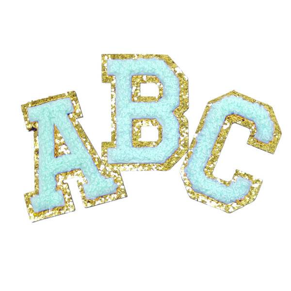 Mea Living Buchstabensticker "A" mint/gold Glitter Outlet