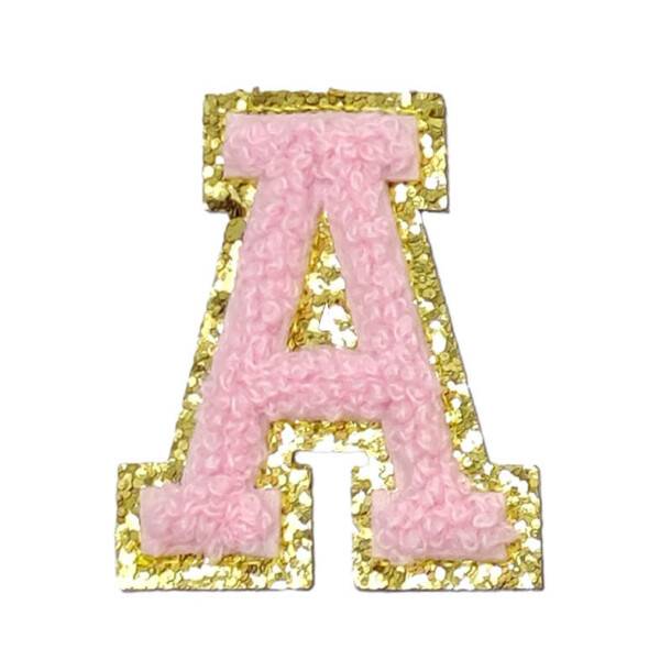 Mea Living Buchstabensticker "A" rosa/gold Glitter Mea Living Buchstabensticker "A" rosa/gold Glitter