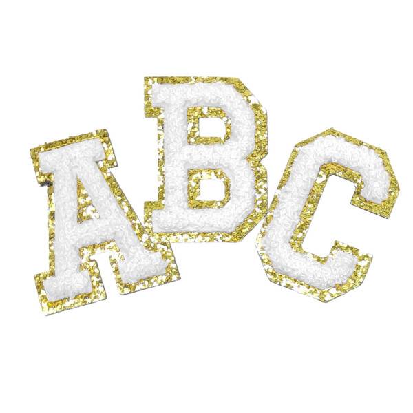 Mea Living Buchstabensticker "A" weiß/gold Glitter Angebote