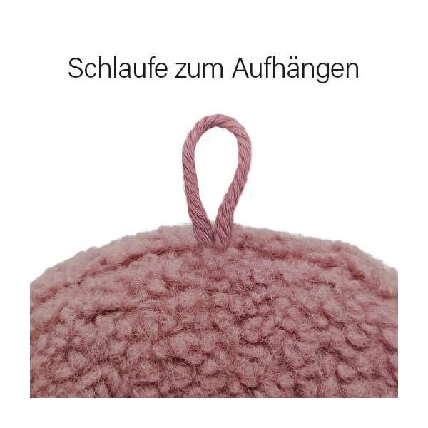 Mea Living Buchstabenkissen "A" rose Blitzangebot