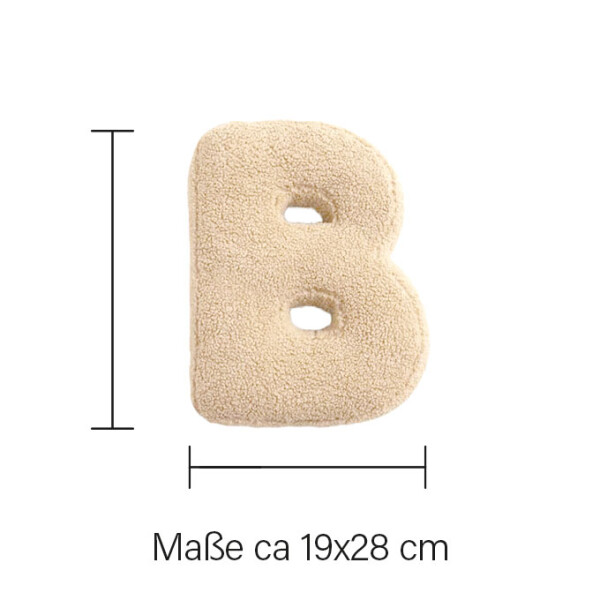 Mea Living Buchstabenkissen "B" wollweiss Saisonale Angebote