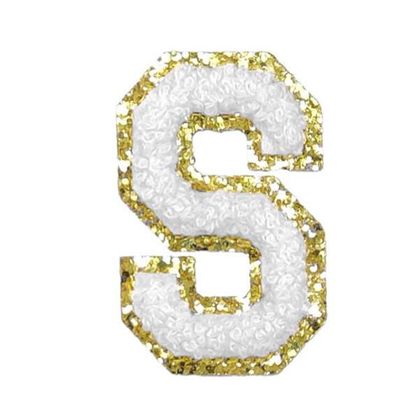 Mea Living Buchstabensticker "S" weiß/gold Glitter Bis zu 50% Rabatt