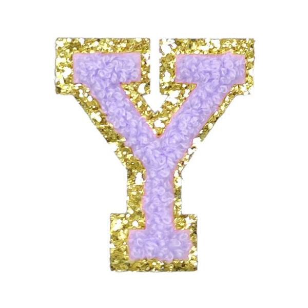 Mea Living Buchstabensticker "Y" flieder/gold Glitter Angebote