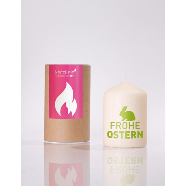 Mea Living Flämmchen, grün "FROHE OSTERN"