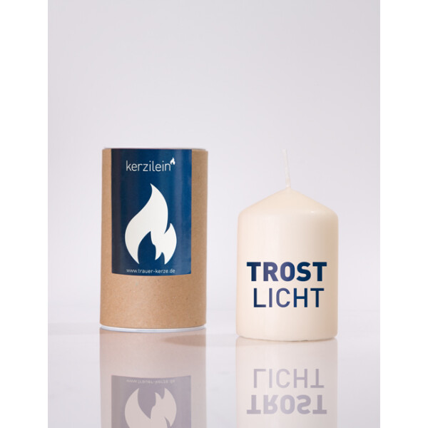 Mea Living Flämmchen, dunkelblau "TROSTLICHT"