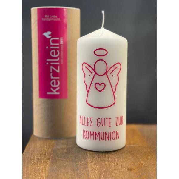 Mea Living Flamme, pink "Alles Gute zur Kommunion" Letzte 3 Tage