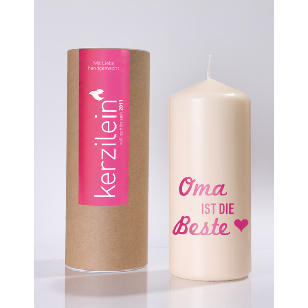 Mea Living Flamme, pink "OMA IST DIE BESTE"