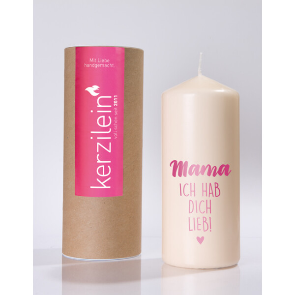 Mea Living Flamme, pink" MAMA ICH HAB DICH LIEB" Vierteljährliche Förderung