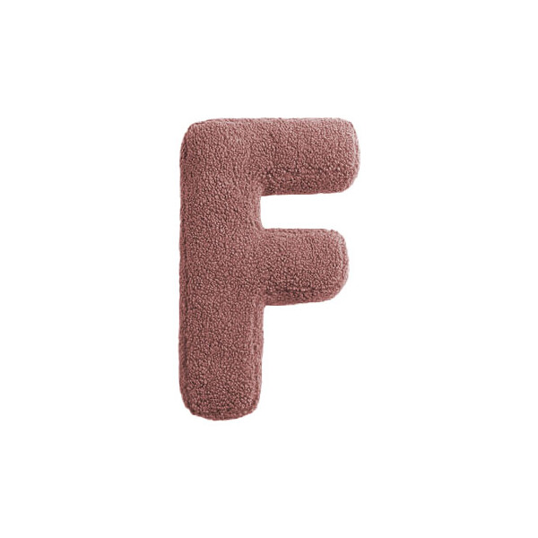 Mea Living Buchstabenkissen "F" rose