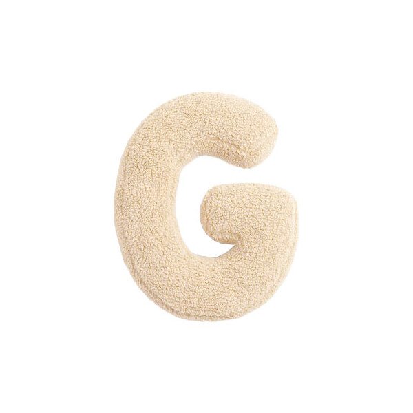Mea Living Buchstabenkissen "G" wollweiss Begrenzt auf 3 Tage