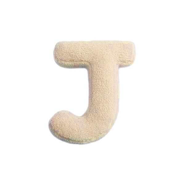 Mea Living Buchstabenkissen "J" wollweiss
