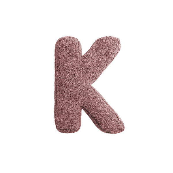 Mea Living Buchstabenkissen "K" rose im Angebot