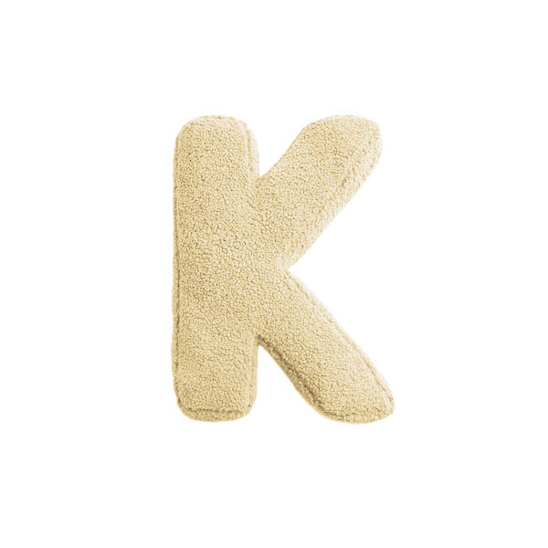 Mea Living Buchstabenkissen "K" wollweiss Schlussverkauf