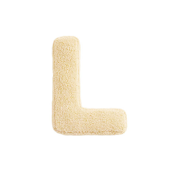 Mea Living Buchstabenkissen "L" wollweiss Meist gekauft
