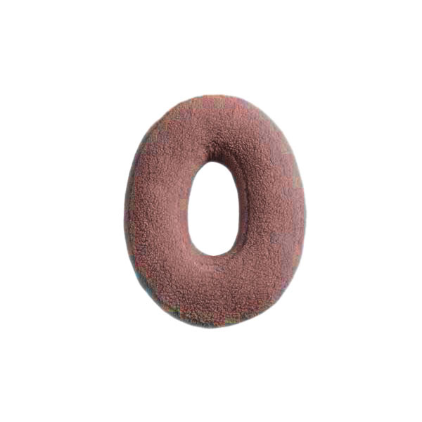 Mea Living Buchstabenkissen "O" rose
