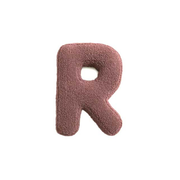 Mea Living Buchstabenkissen "R" rose