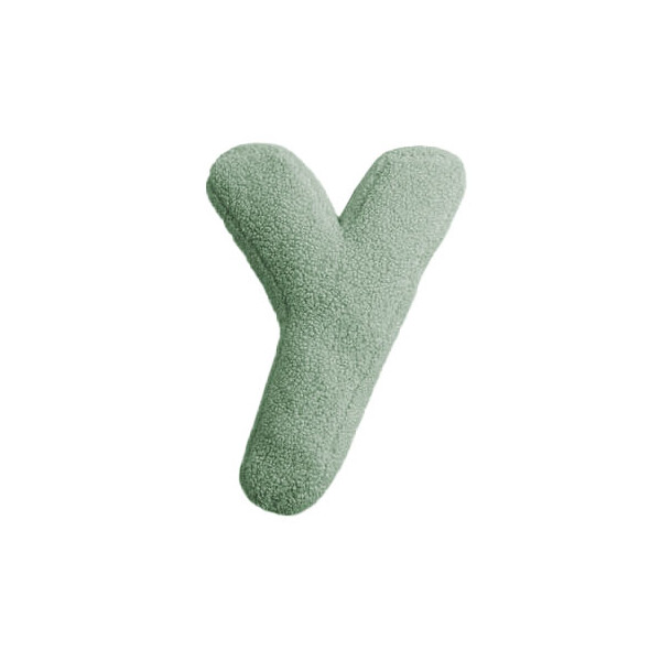 Mea Living Buchstabenkissen "Y" grün