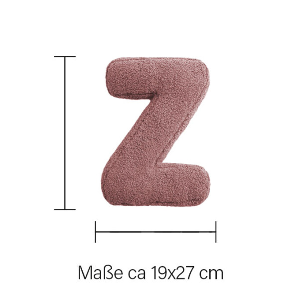 Mea Living Buchstabenkissen "Z" rose Riesige Ersparnisse