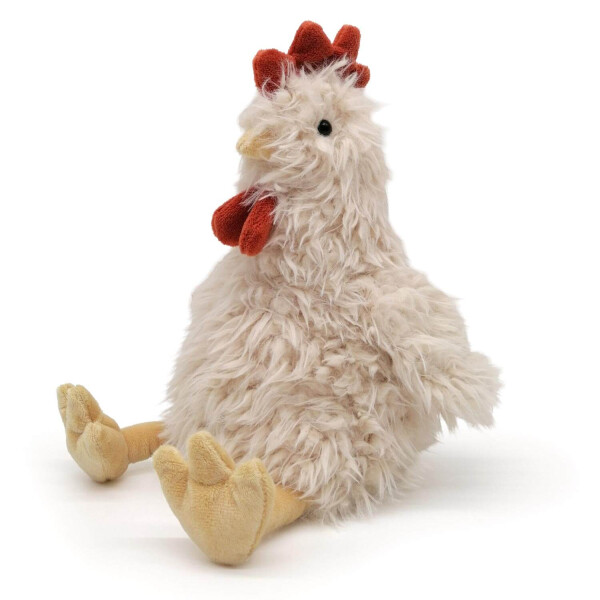 Mea Living Plüschtier Farmtier Huhn weiß 30 cm 50% Rabatt mit kostenlosem Versand
