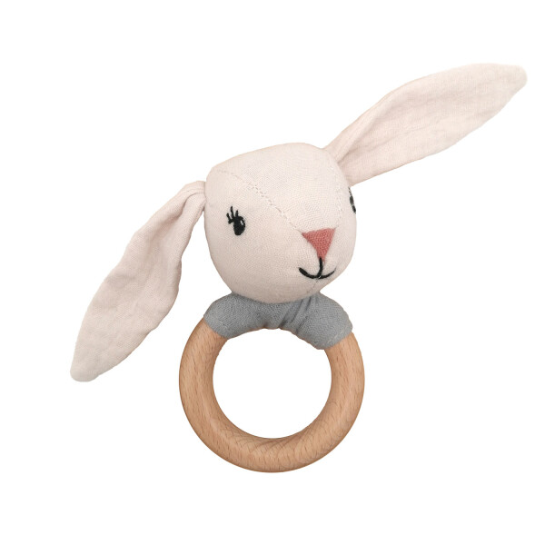 Mea Living Ring-Rassel "Hase Hugo" Fabrikladen