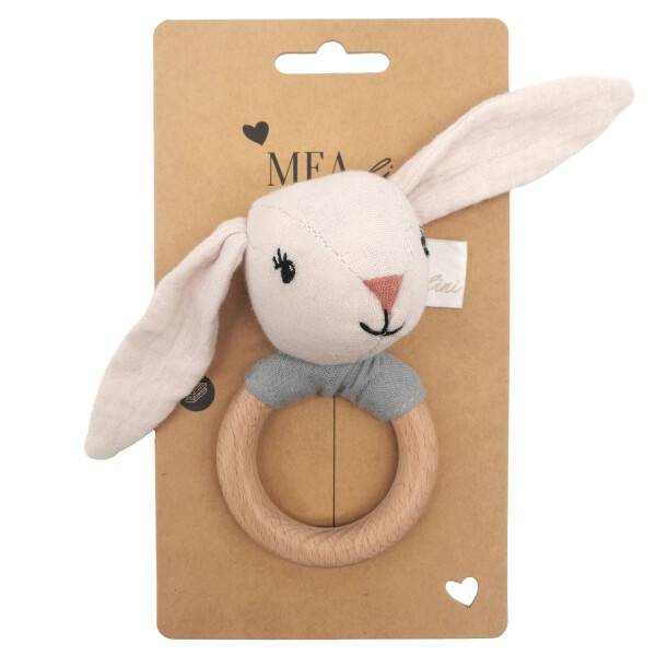 Mea Living Ring-Rassel "Hase Hugo" Fabrikladen