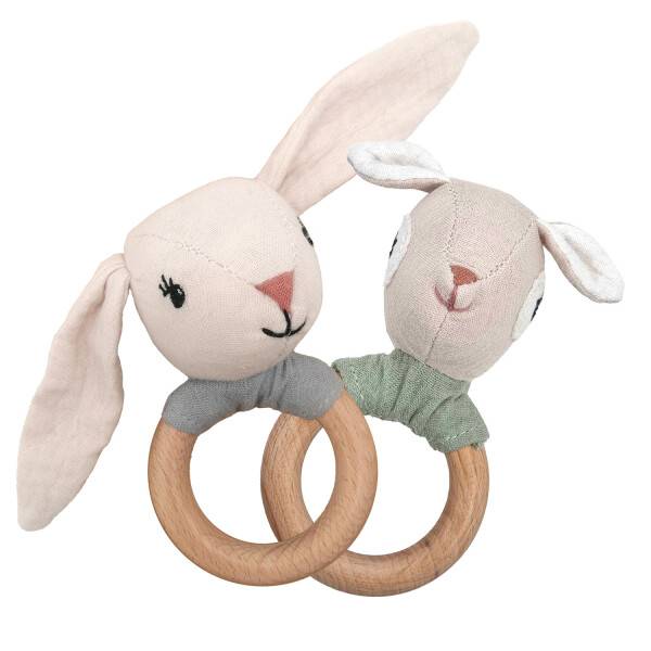 Mea Living Ring-Rassel "Hase Hugo" Fabrikladen