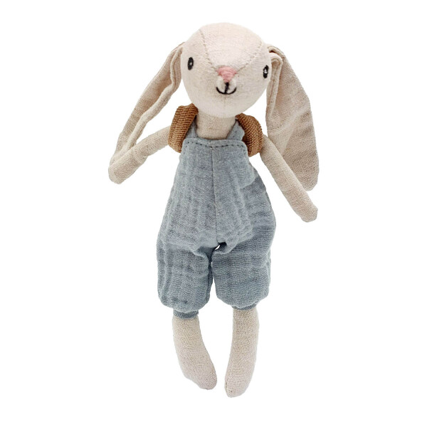 Mea Living Stoffpuppe "Hase Hugo" klein 20cm Fabrikverkauf