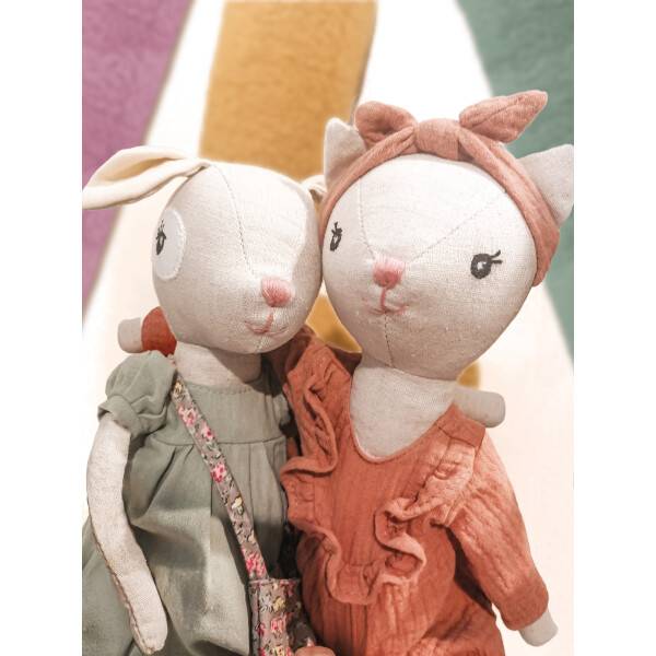Mea Living Stoffpuppe "Katze Karla" groß 40 cm Meist gekauft