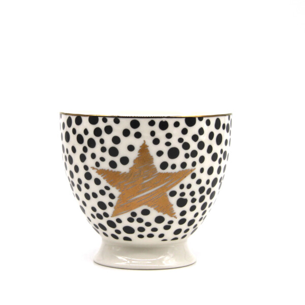 Mea Living Tasse mit Golddruck und Goldhenkel im Geschenkkarton " Stern gold" Discount Store für neue Produkte