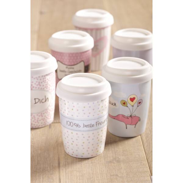 Mea Living Tasse mit Henkel "100% Beste Freundin" 50% Rabatt mit kostenlosem Versand