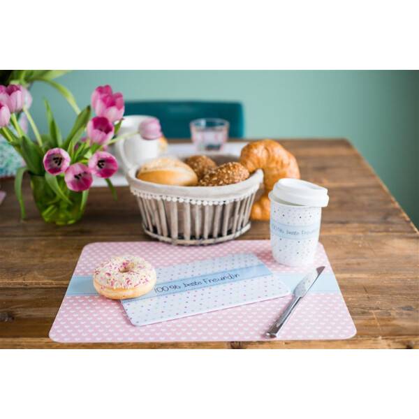 Mea Living Tasse mit Henkel "100% Beste Freundin" 50% Rabatt mit kostenlosem Versand