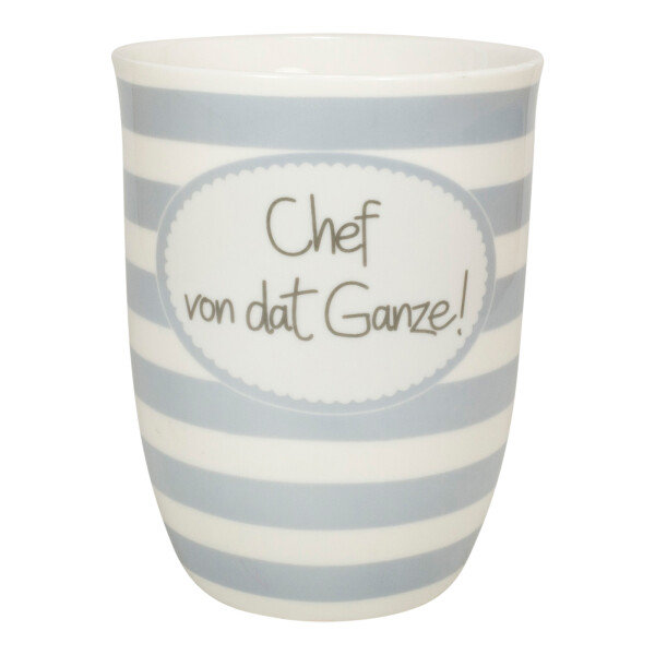 Mea Living Tasse mit Henkel "Chef von dat Ganze!" Begrenzt auf 3 Tage